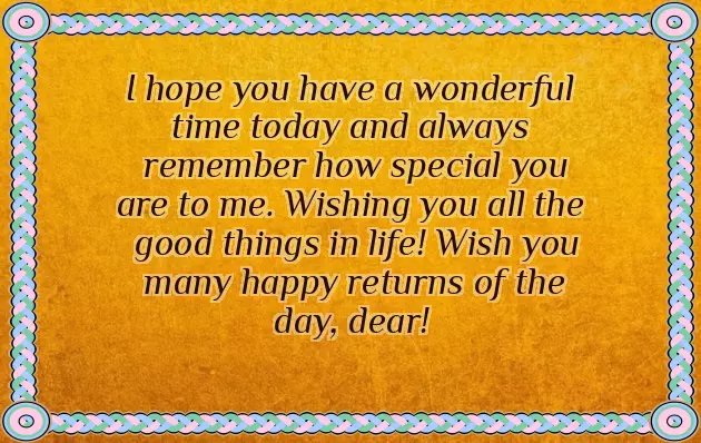 Happy Birthday Letter To Lover