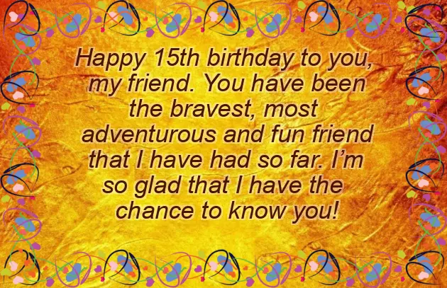 Happy 15Th Birthday