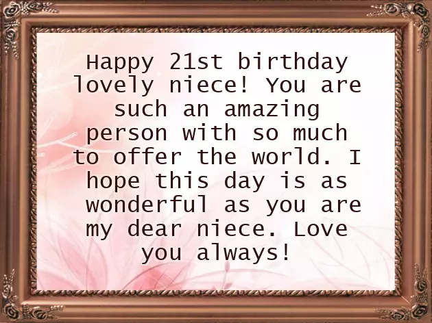 Sweet Sixteen Birthday Wishes For Niece