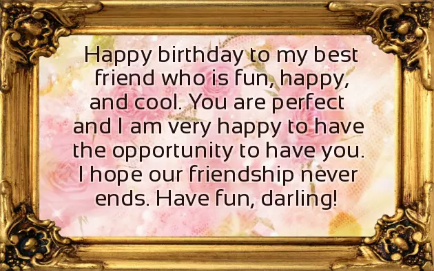 Birthday Greetings To A Girl Best Friend