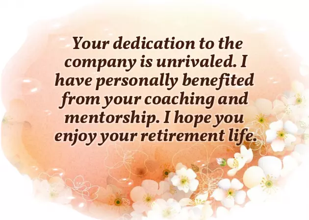 Congratulations On Your Retirement Message