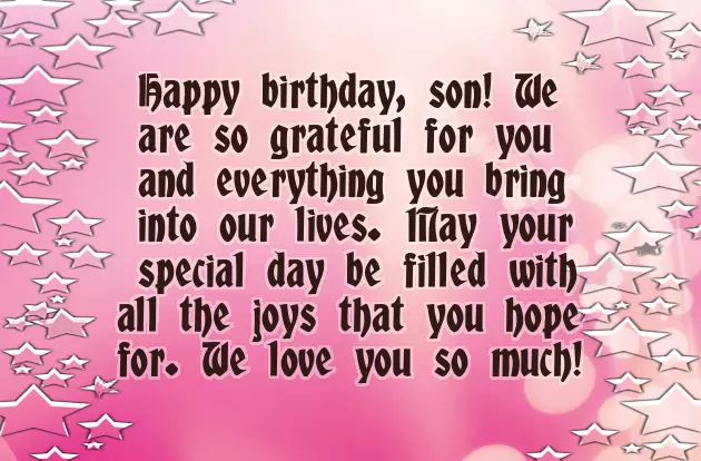 19Th Birthday Wishes For Son