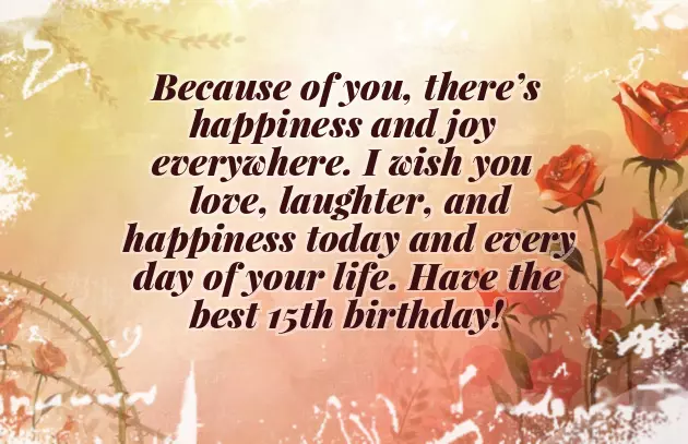 Son 15Th Birthday Quotes