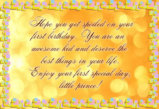 1St Birthday Wishes Quotes For Baby Girl
