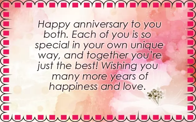 Wedding Anniversary Wishes For Both Wedding Anniversary Wishes For Both