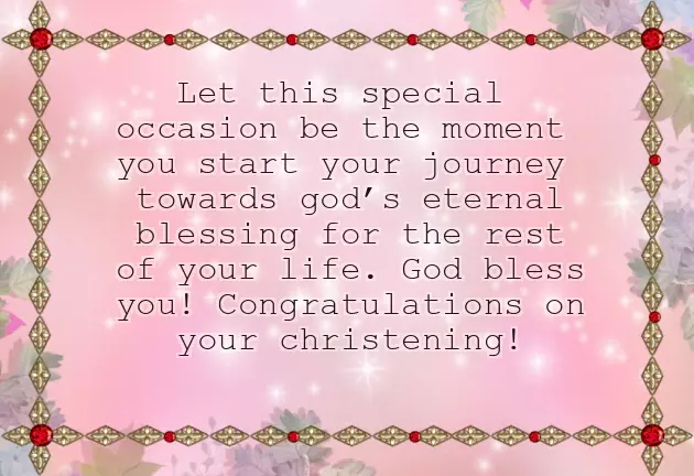 Baby Boy Baptism Wishes