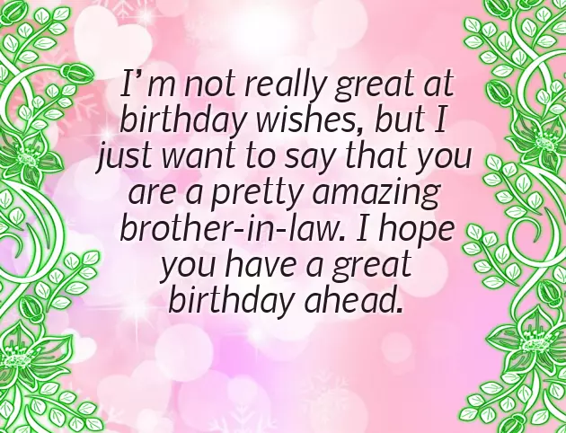 Wishes For Brother In Law Birthday