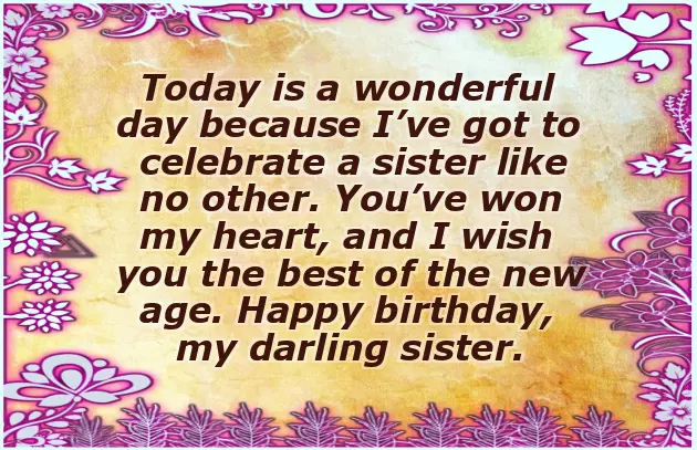 Wishes To My Sister On Her Birthday Wishes To My Sister On Her Birthday