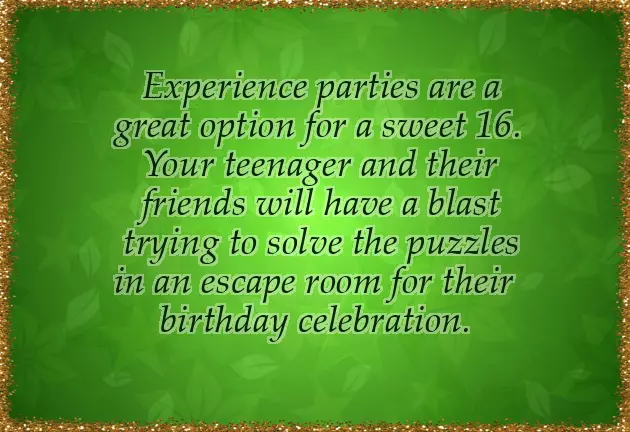 Birthday Party Ideas