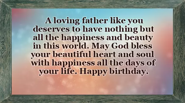 Birthday Caption For Father
