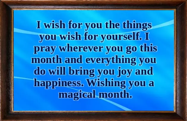 New Month Message To A Girlfriend