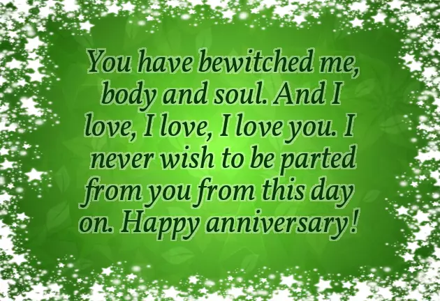 Relationship Anniversary Status