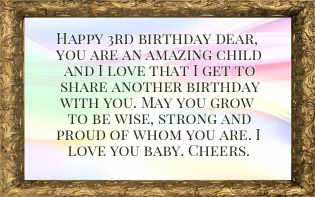 Birthday Wishes For 3 Year Old Sister