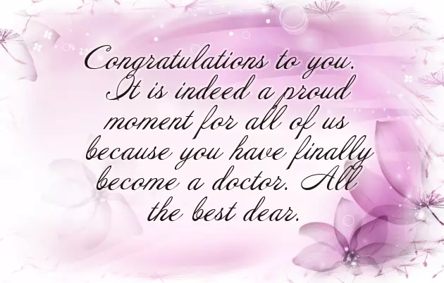 Congratulations Doctor Congratulations Doctor