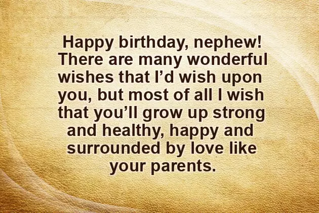 Happy Birthday To Young Nephew Happy Birthday To Young Nephew