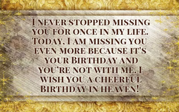 Birthday Wishes For Late Brother