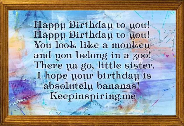 Real Sister Birthday Wishes