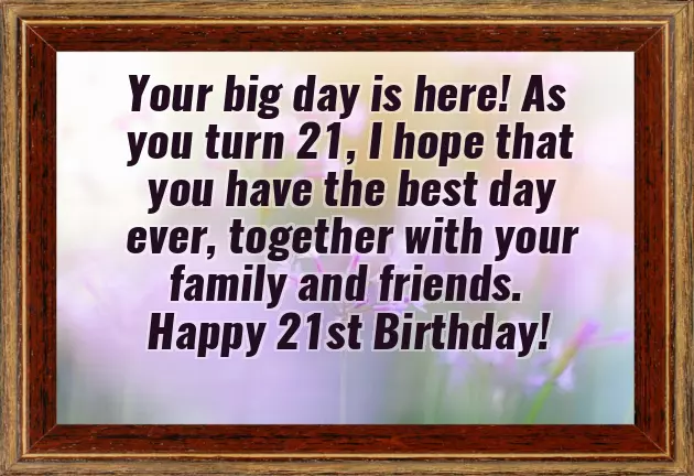 Birthday 21St Wishes Birthday 21St Wishes
