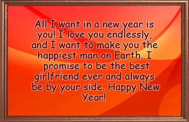 New Year Message For Girlfriend Long Distance