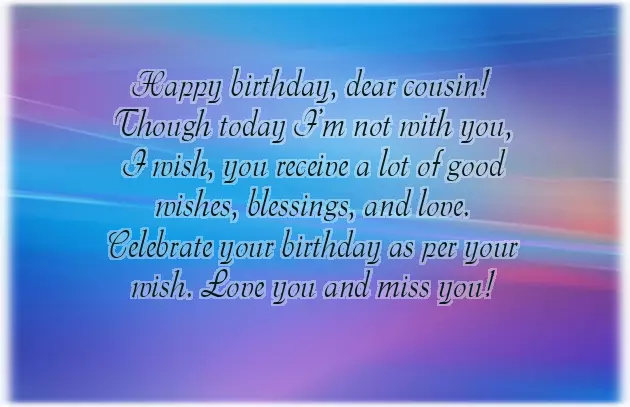 Birthday Msg For Cousin Brother Birthday Msg For Cousin Brother