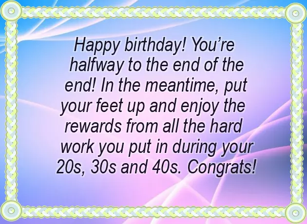 Happy 50 Birthday Funny