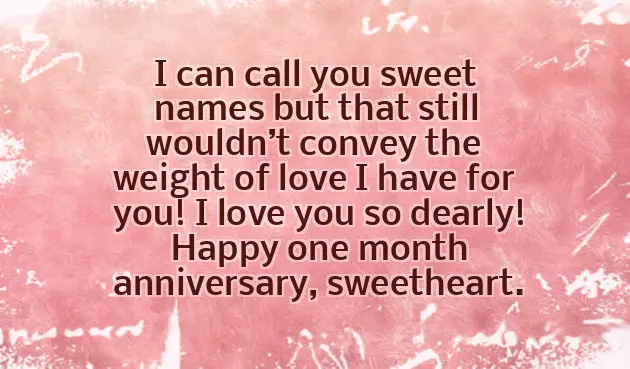 Happy One Month Anniversary Happy One Month Anniversary