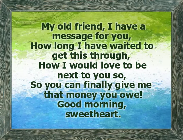 Good Morning Poem For Wife