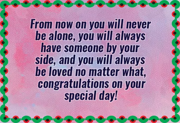 Heartiest Congratulations On Marriage