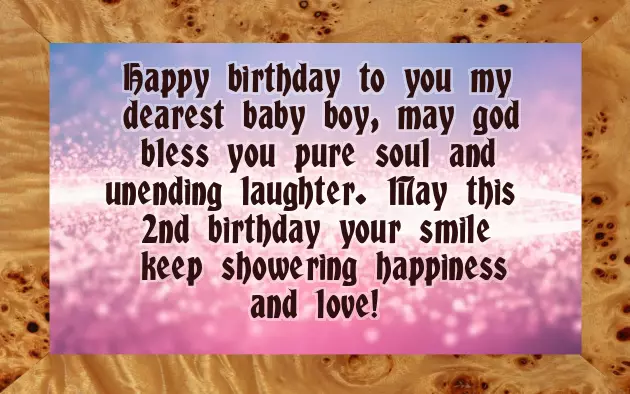 Happy Birthday Wishes To Little Boy