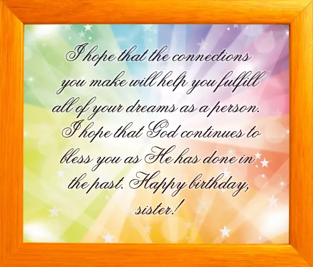 Birthday Wishes Sweet Sister