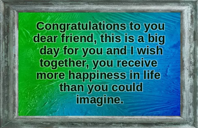 Advance Wedding Wishes For Best Friend