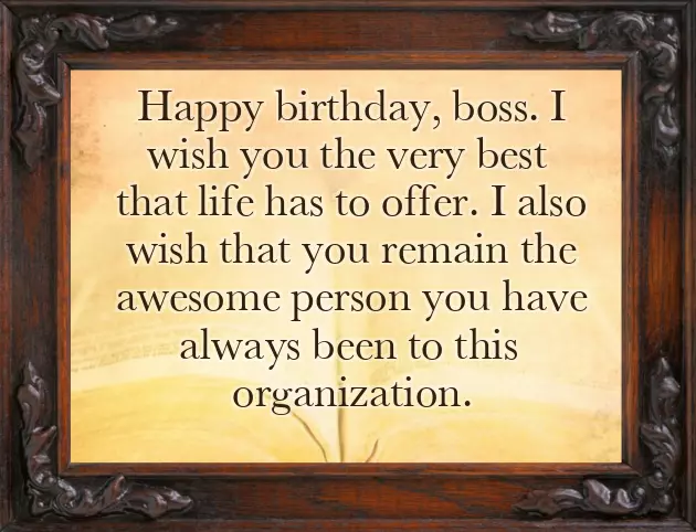 Birthday Wishes For Boss Lady