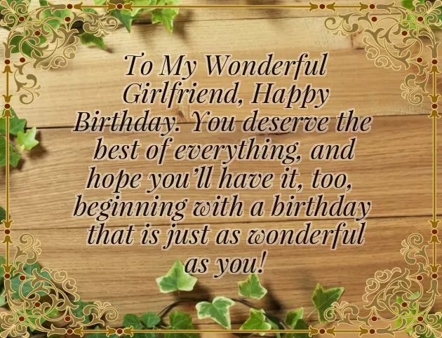 Romantic Bday Wishes For Girlfriend Romantic Bday Wishes For Girlfriend