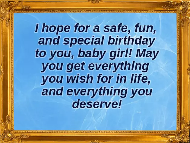 First Birthday Girl Quotes