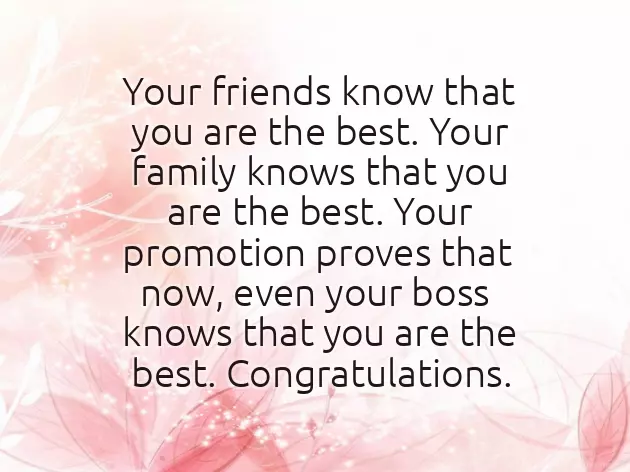 Congratulations Message For Seniors Promotion Congratulations Message For Seniors Promotion