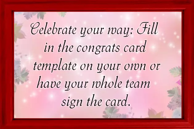 Congratulations On Your Pop