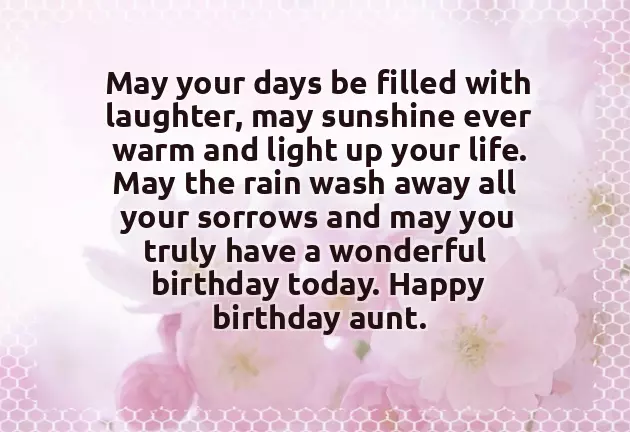 Happy Birthday Greetings To An Aunt Happy Birthday Greetings To An Aunt