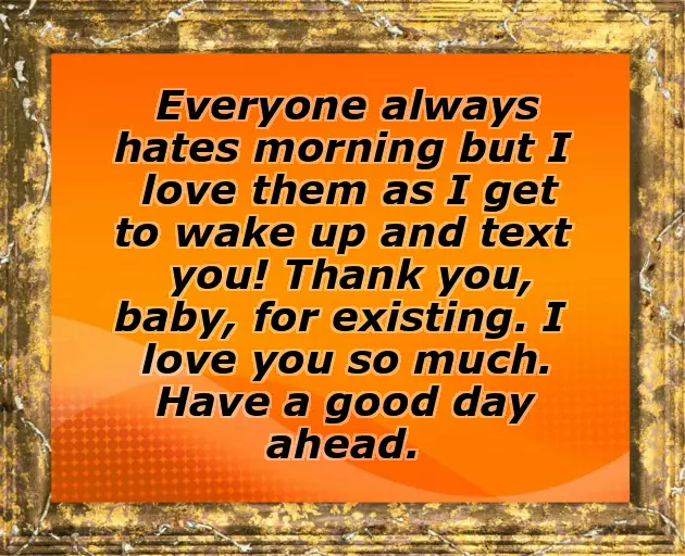 Special Morning Messages