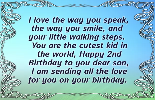 Birthday Wishes For Grandson Turning 2