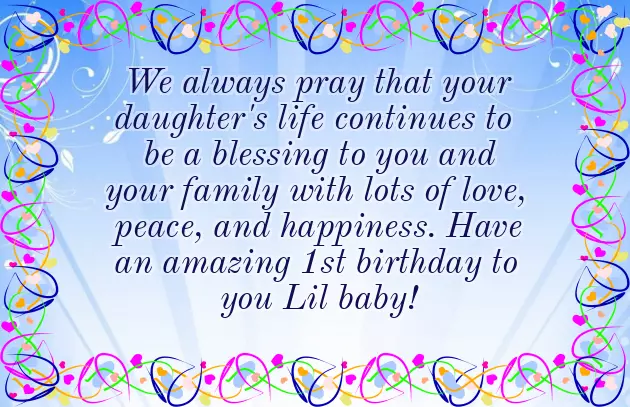 Quotes For First Birthday Baby Girl