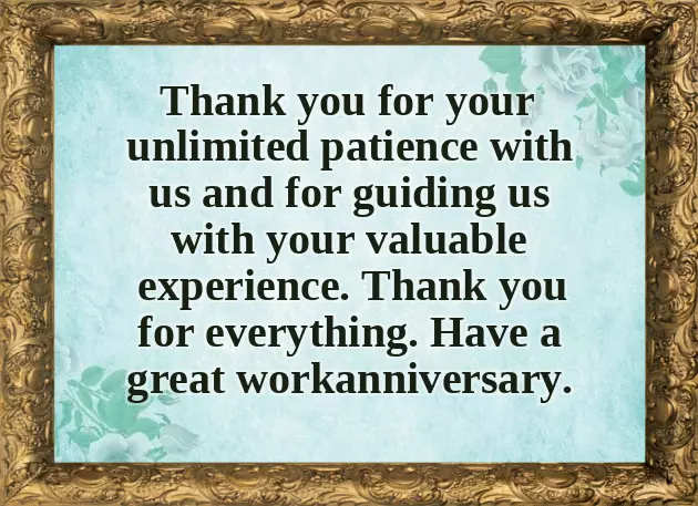 Congratulations To Coworker On Anniversary