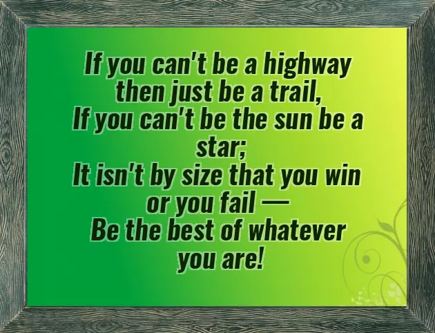 Short Inspirational Poems For Women