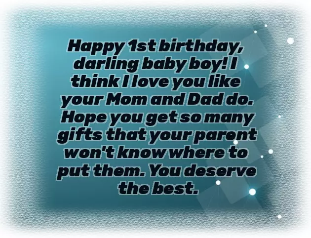 First Year Birthday Wishes For Nephew First Year Birthday Wishes For Nephew