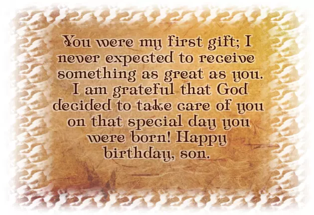 Happy One Year Birthday To My Son