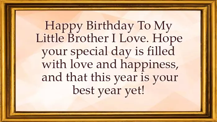 Wishing Your Brother Happy Birthday