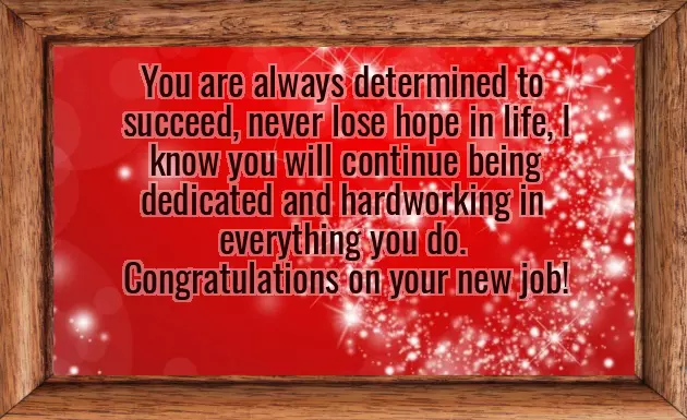 All The Best For New Job