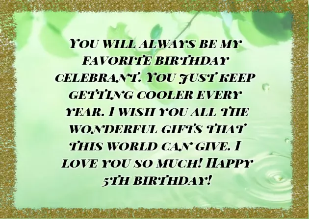 Birthday Wishes For 5 Year Old Baby Boy Birthday Wishes For 5 Year Old Baby Boy