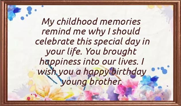 Junior Brother Birthday Wishes Junior Brother Birthday Wishes