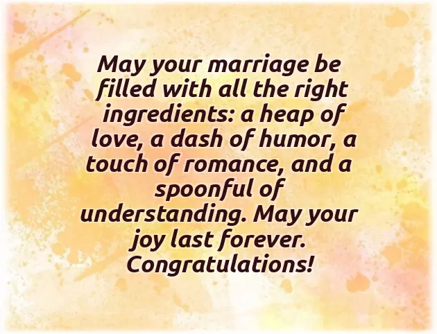 Congrats On Your Marriage Messages