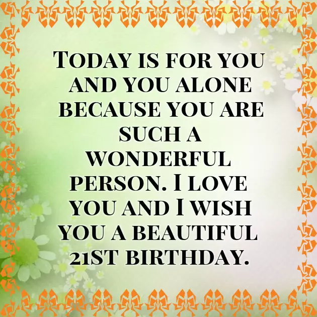 Happy 21St Birthday To My Girlfriend